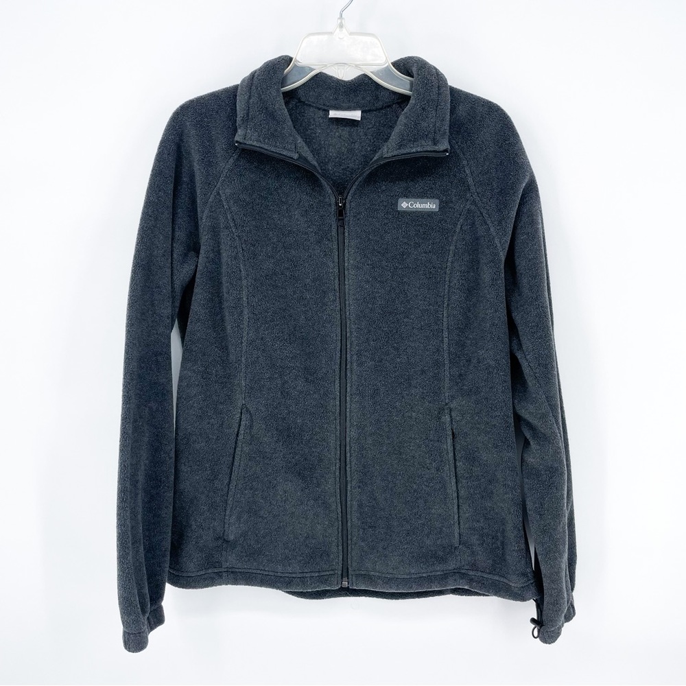 Columbia Benton Springs Full Zip Fleece Jacket Gray Large